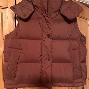 lululemon athletica Brown Puffer Vest
